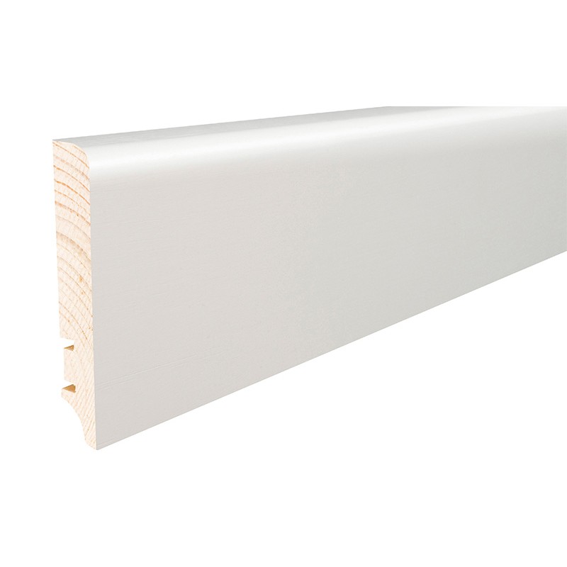 BARLINEK 90x16mm P61 FOIL Listwa przypodłogowa drewniana do malowania P6118101A