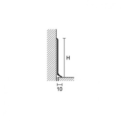 60x10mm Anodowane Srebrny LINE 90