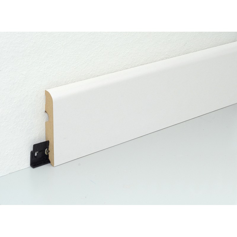 80mm ''FU077'' Listwa przypodłogowa MDF do malowania